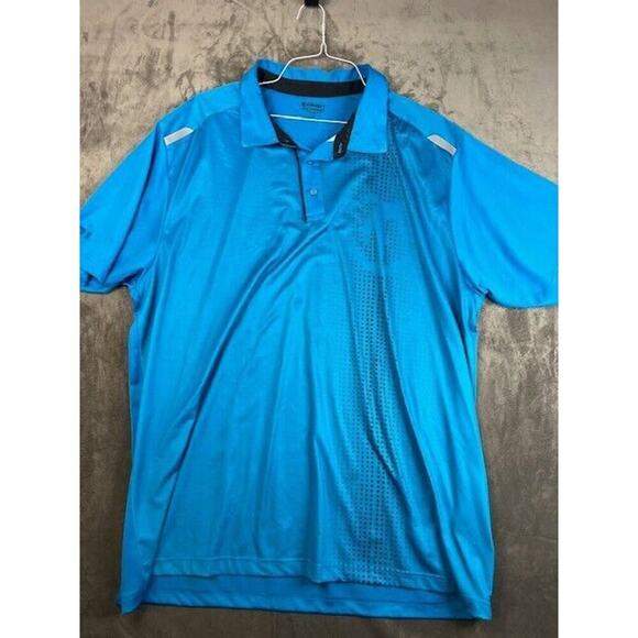 And I 1, Mens Polo‎ Size 2X Large bright blue button polo Andi And1 - Picture 1 of 4